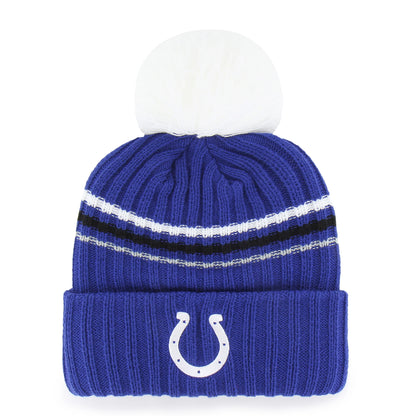 INDIANAPOLIS COLTS FUZZY SCRIPT '47 WOMEN'S CUFF KNIT