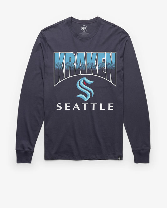 SEATTLE KRAKEN SWEEP DOWN '47 FRANKLIN LONG SLEEVE TEE