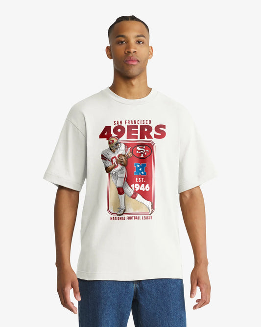SAN FRANCISCO 49ERS HISTORIC PLAYBRUSH '47 FOUNDATION TEE