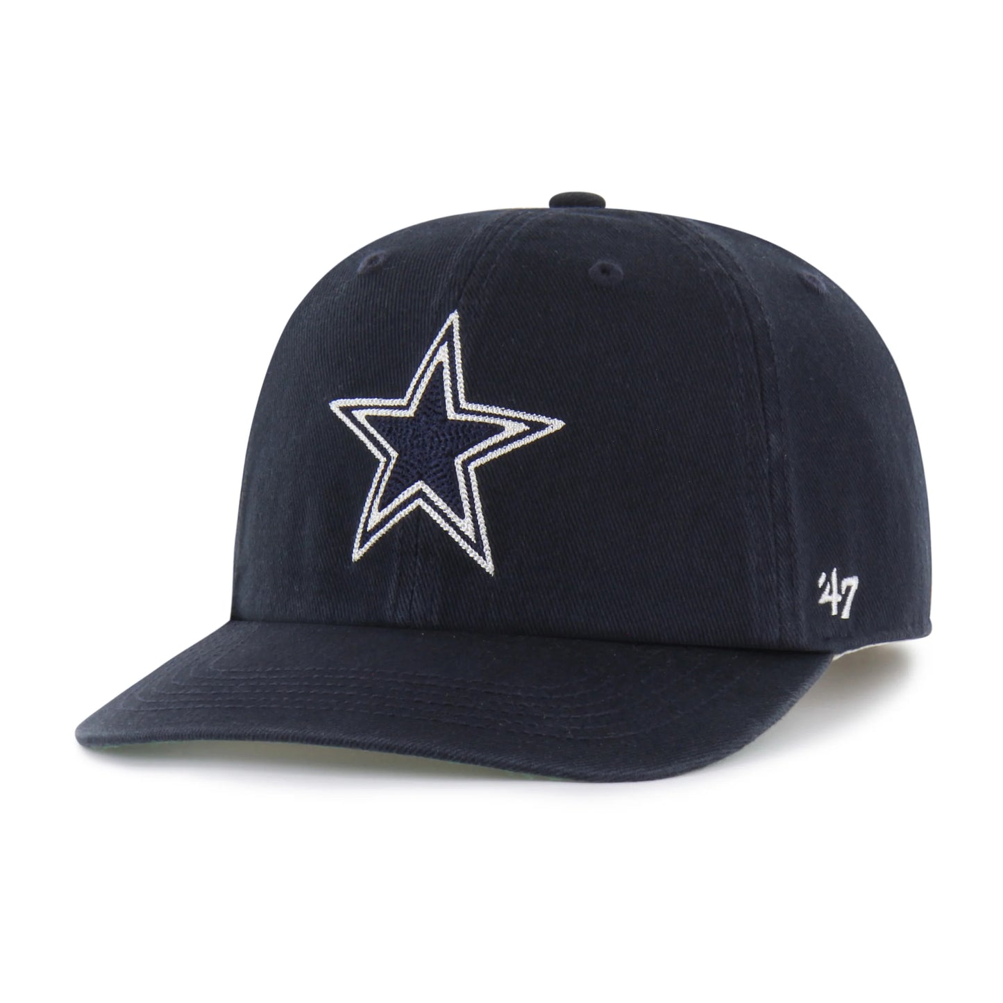 DALLAS COWBOYS CHAIN SIDE STITCH '47 CLEAN UP FLAT BRIM