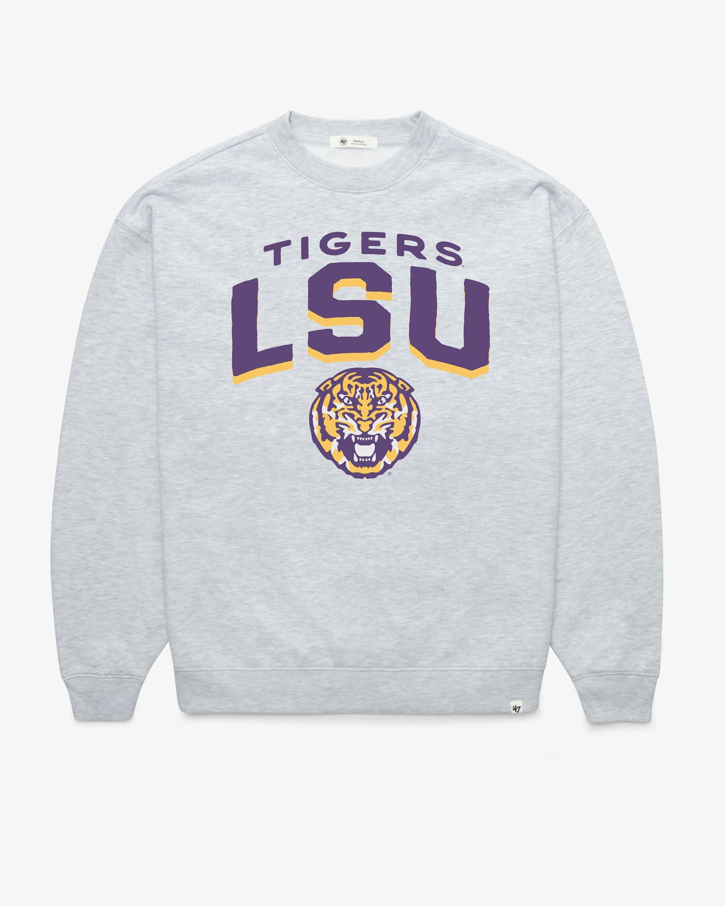 LOUISIANA STATE TIGERS LSU CAMPUS ARCH CLOUD '47 OVERSIZED CREW WOMENS