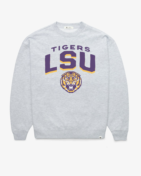 LOUISIANA STATE TIGERS LSU CAMPUS ARCH CLOUD '47 OVERSIZED CREW WOMENS