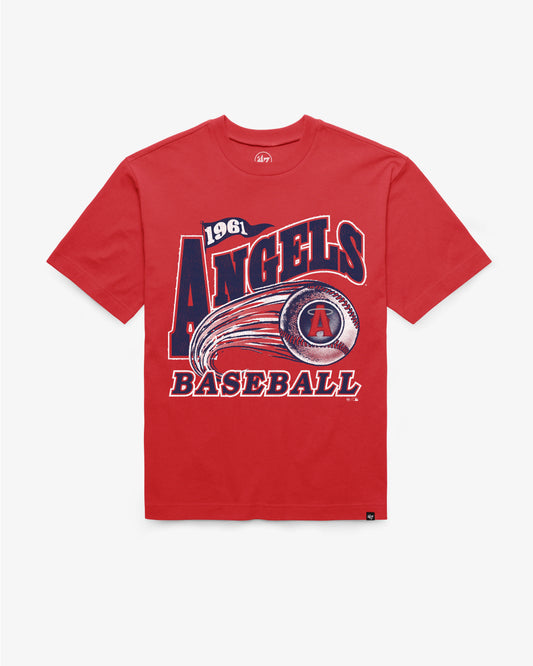 LOS ANGELES ANGELS CITY CONNECT GAME WORN CURVE '47 FOUNDATION TEE