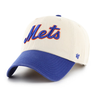 NEW YORK METS COOPERSTOWN BALLPARK SCRIPT SHOT '47 CLEAN UP