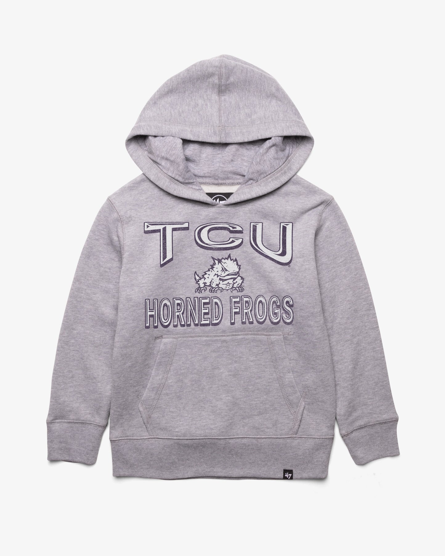 TEXAS CHRISTIAN HORNED FROGS FAN OUT '47 KID'S HEADLINE HOOD