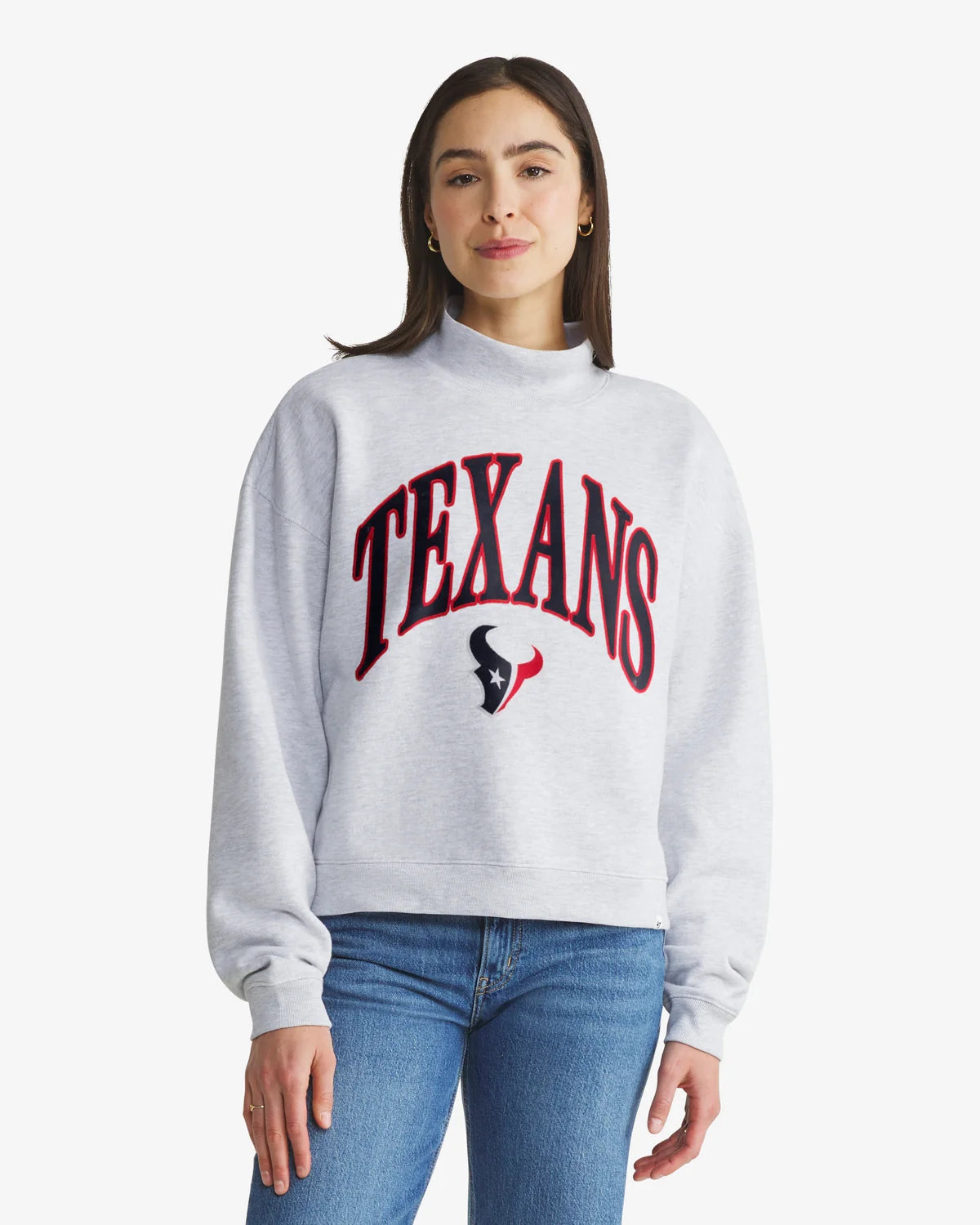 Houston Texans Vantage '47 Women's Mock Neck Pullover