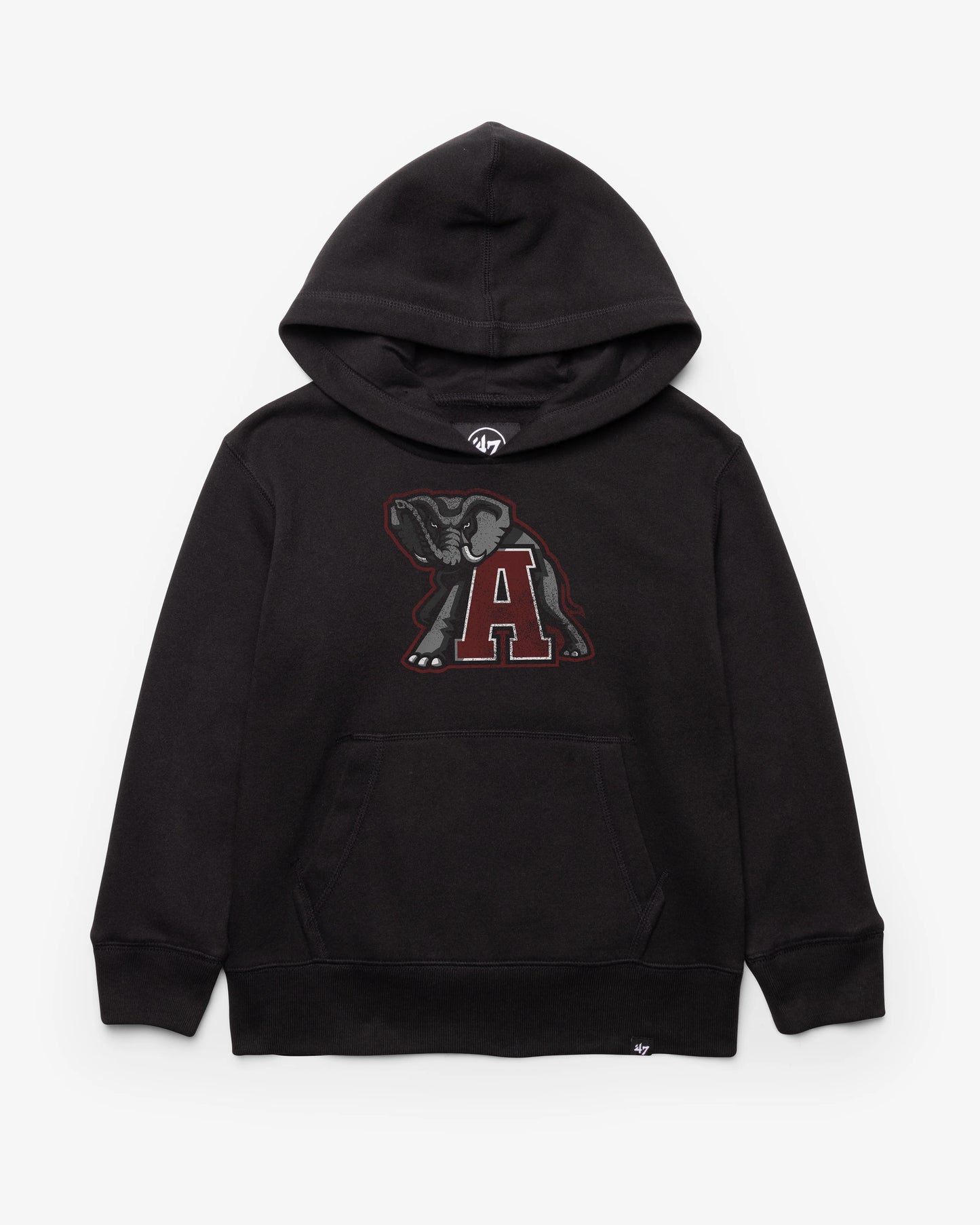 ALABAMA CRIMSON TIDE DISTRESSED IMPRINT '47 KID'S HEADLINE HOOD