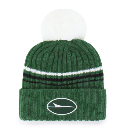 NEW YORK JETS FUZZY SCRIPT '47 WOMEN'S CUFF KNIT