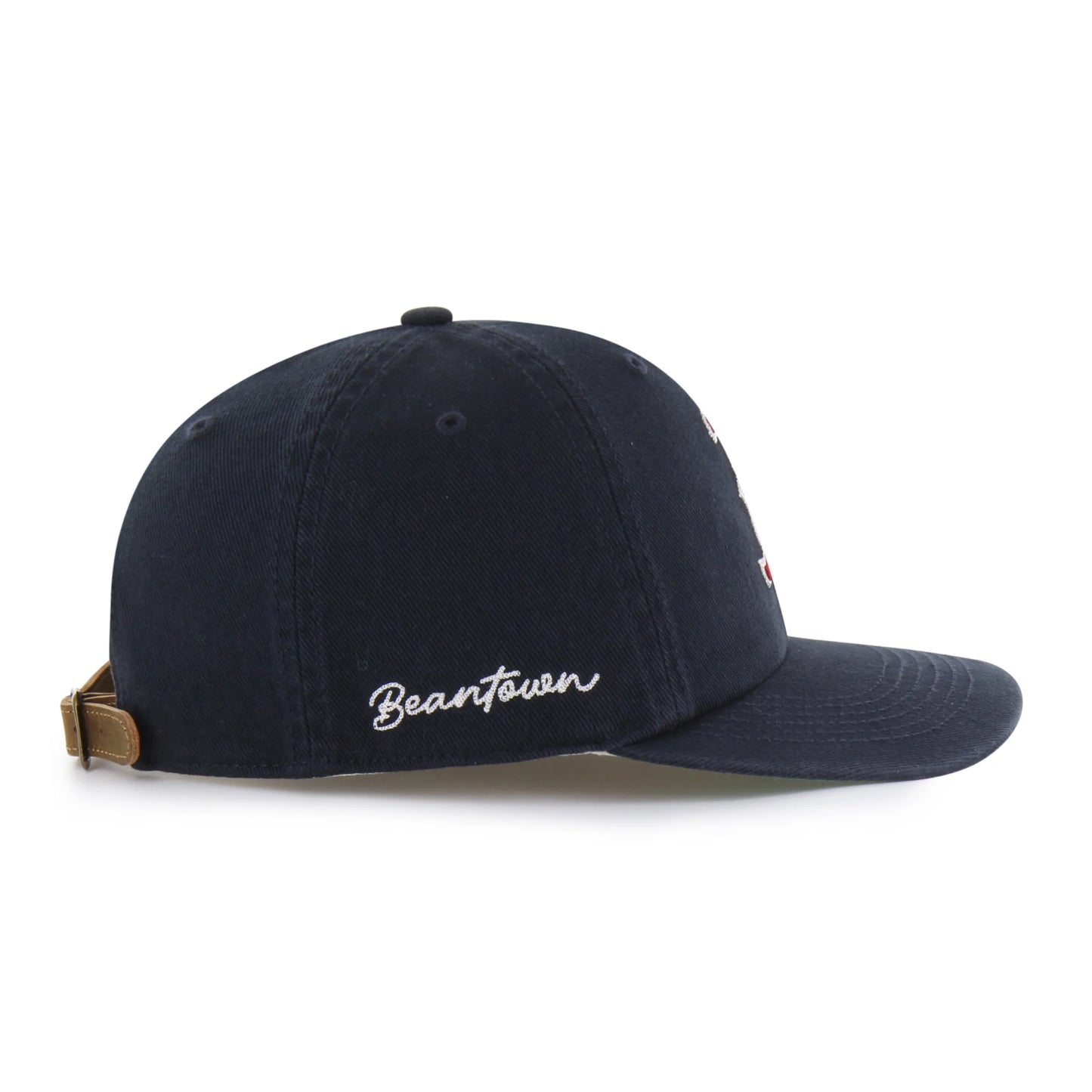 BOSTON RED SOX CHAIN SIDE STITCH '47 CLEAN UP FLAT BRIM