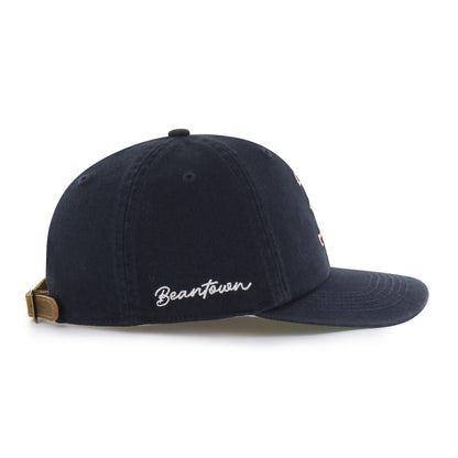 BOSTON RED SOX CHAIN SIDE STITCH '47 CLEAN UP FLAT BRIM