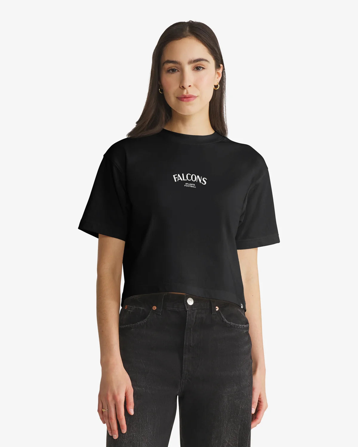 ATLANTA FALCONS HADRIAN '47 FOUNDATION CROP TEE WOMENS