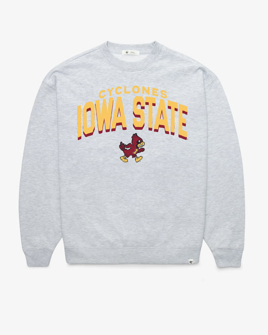 IOWA STATE CYCLONES VINTAGE CAMPUS ARCH CLOUD '47 OVERSIZED CREW WOMENS