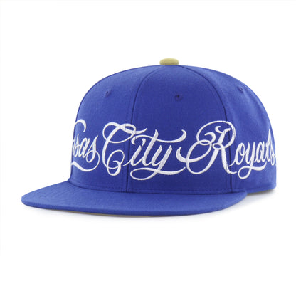 KANSAS CITY ROYALS MISTER CARTOON WRAP SCRIPT '47 CAPTAIN