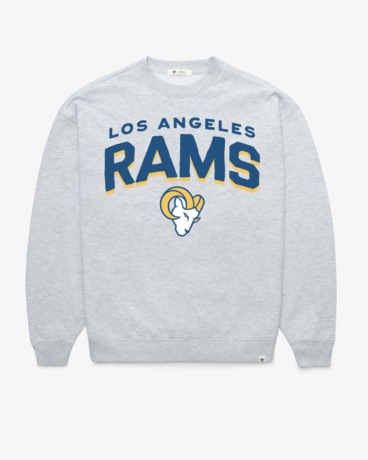 LOS ANGELES RAMS CAMPUS ARCH CLOUD '47 WOMEN'S OVERSIZED CREW