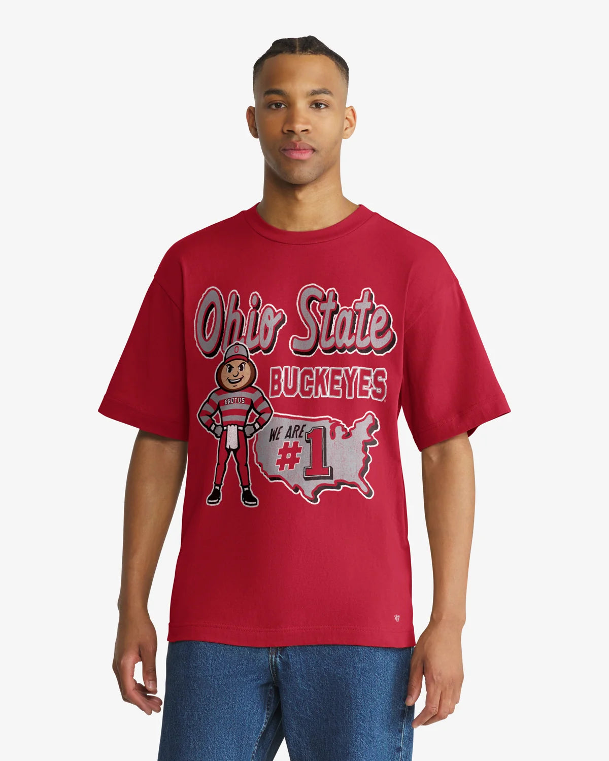 OHIO STATE BUCKEYES MASCOT MANIA '47 FOUNDATION TEE
