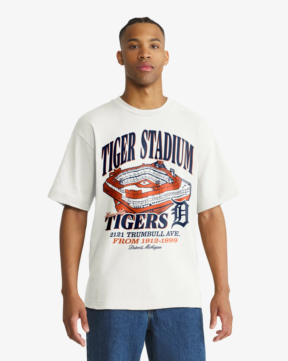 DETROIT TIGERS COOPERSTOWN BLEACHER '47 FOUNDATION TEE