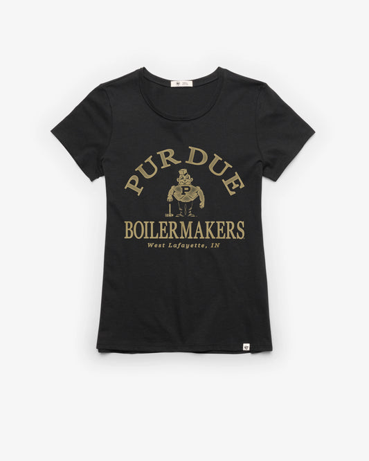 PURDUE BOILERMAKERS VINTAGE FRESH START '47 FRANKIE TEE WOMENS