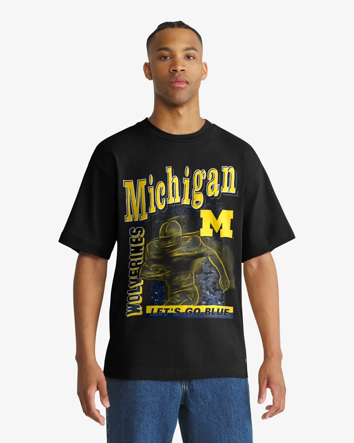 MICHIGAN WOLVERINES SPEED BURST '47 FOUNDATION TEE