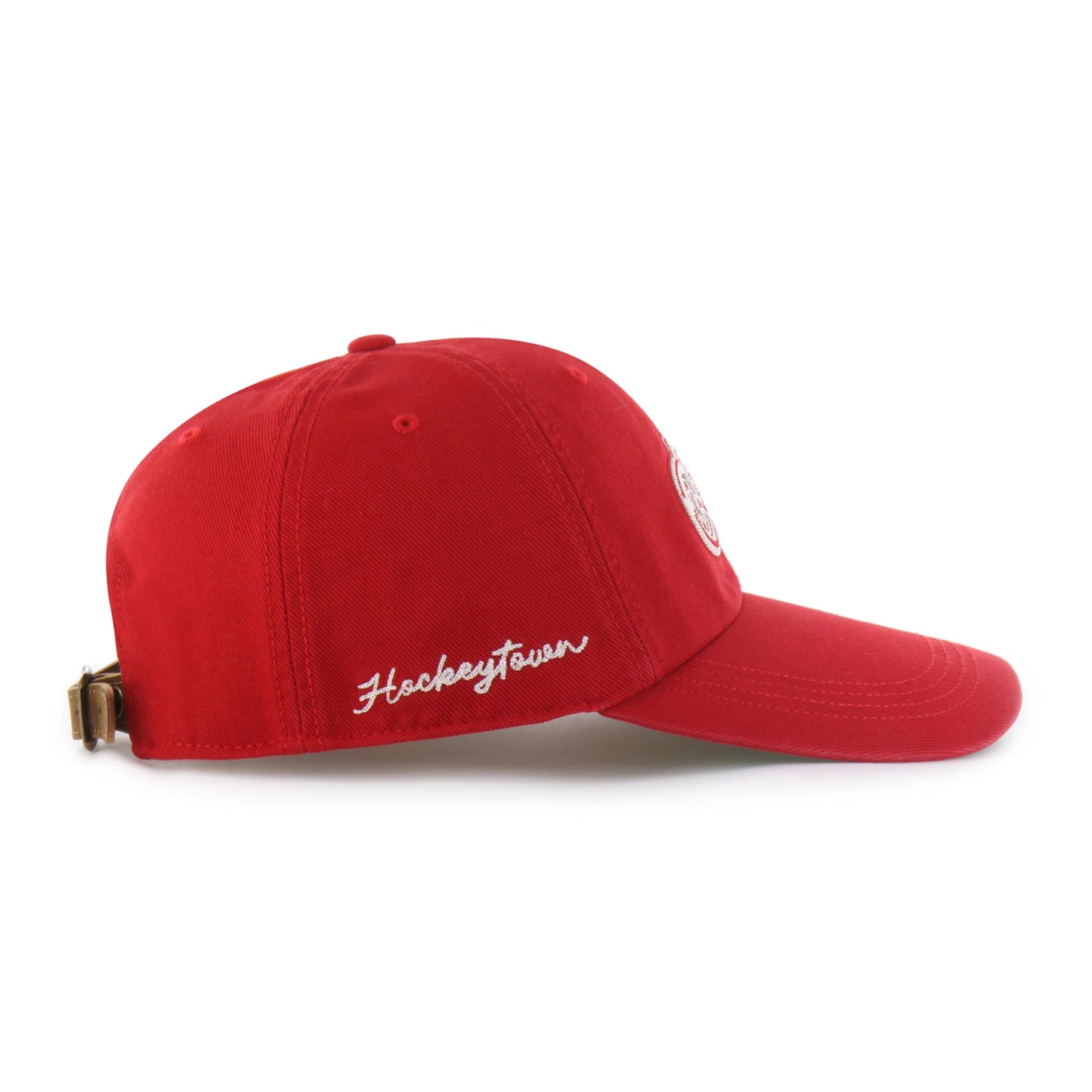 DETROIT RED WINGS CHAIN SIDE STITCH '47 CLEAN UP LONG VISOR