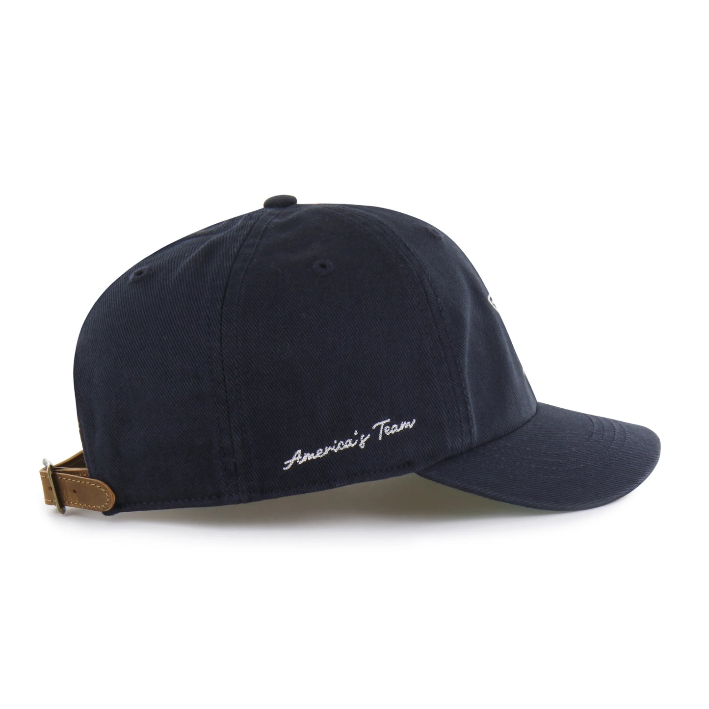 DALLAS COWBOYS CHAIN SIDE STITCH '47 CLEAN UP SHORT VISOR