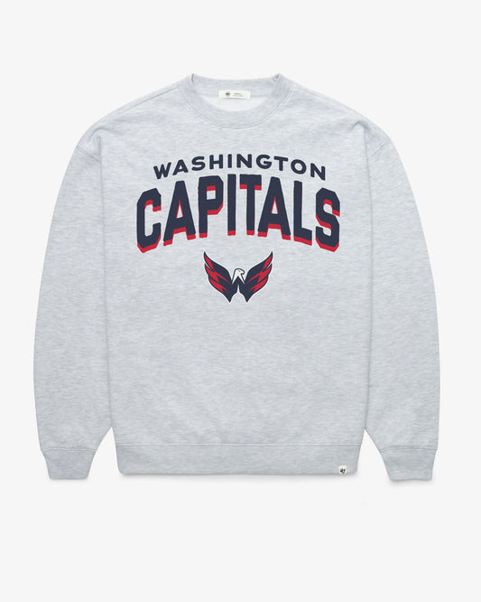 WASHINGTON CAPITALS CAMPUS ARCH CLOUD '47 OVERSIZED CREW WOMENS