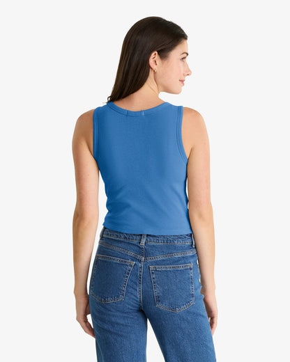 LOS ANGELES CHARGERS STRAIGHT CUT '47 BABY RIB TANK WOMENS