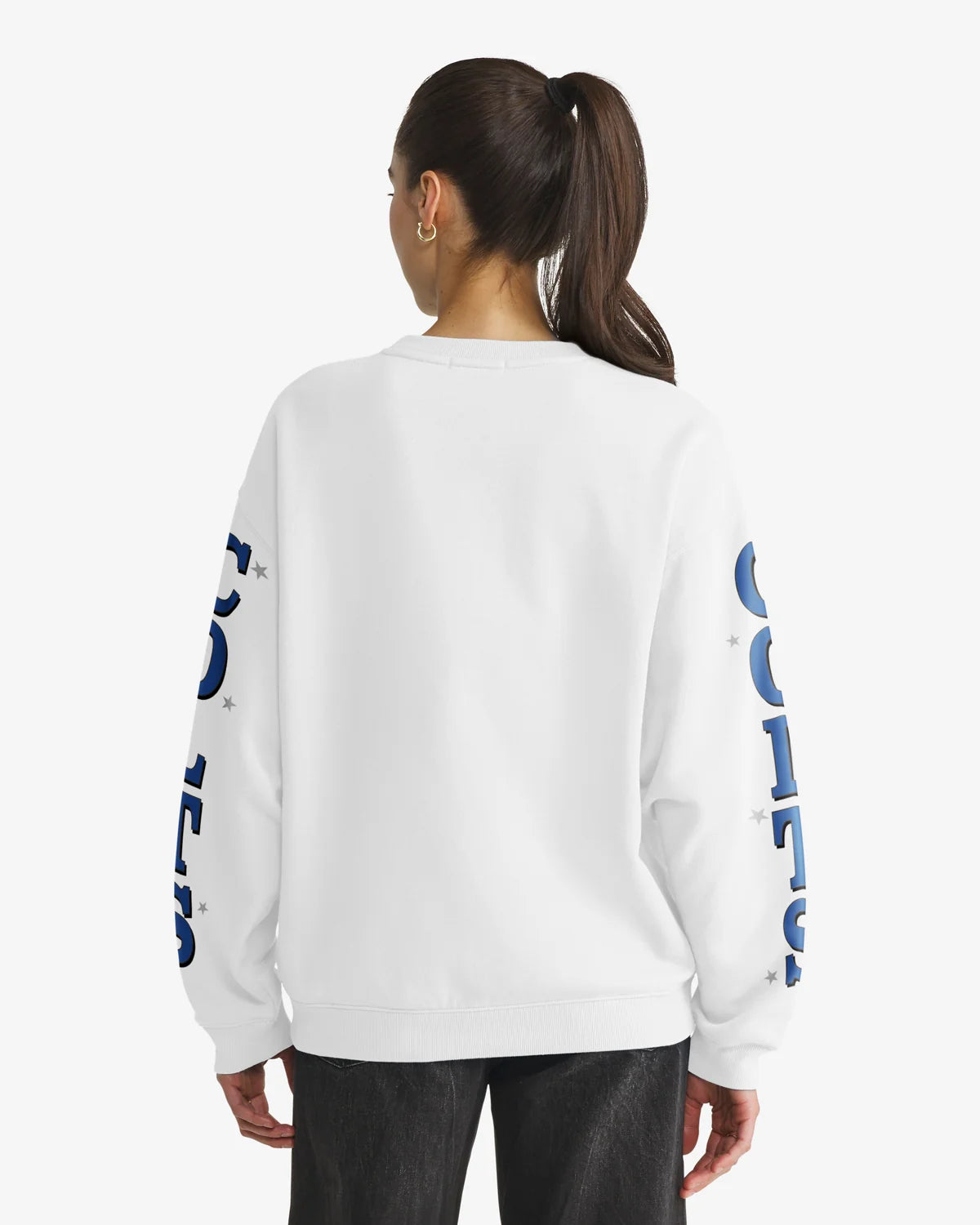 INDIANAPOLIS COLTS HISTORIC THUNDEROUS '47 WOMEN'S OVERSIZED CREW
