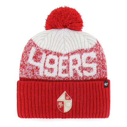 San Francisco 49ers Historic Bone Chill '47 Cuff Knit