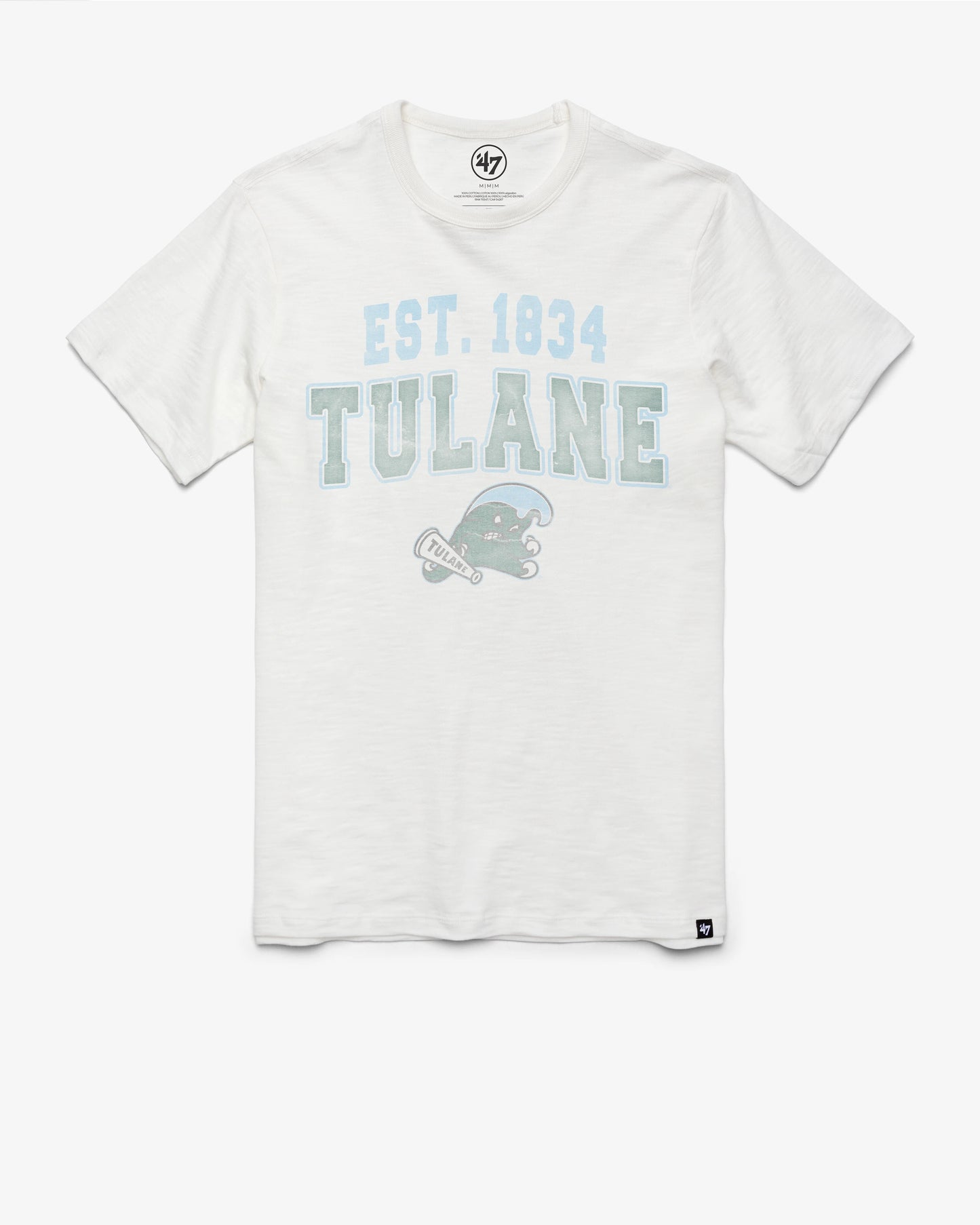TULANE GREEN WAVE STADIUM WAVE '47 SCRUM TEE