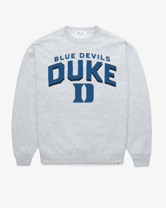 DUKE BLUE DEVILS CAMPUS ARCH CLOUD '47 OVERSIZED CREW WOMENS