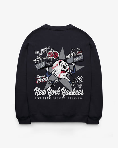 NEW YORK YANKEES FAN FUEL '47 OVERSIZED CREW WOMEN