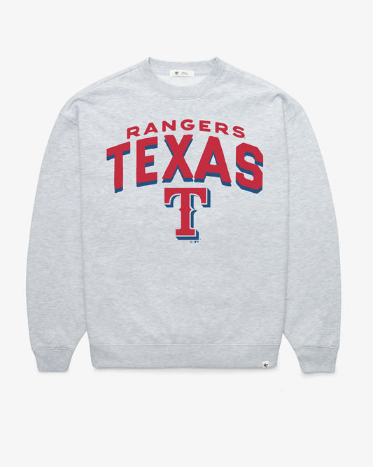 TEXAS RANGERS CAMPUS ARCH CLOUD '47 OVERSIZED CREW WOMENS