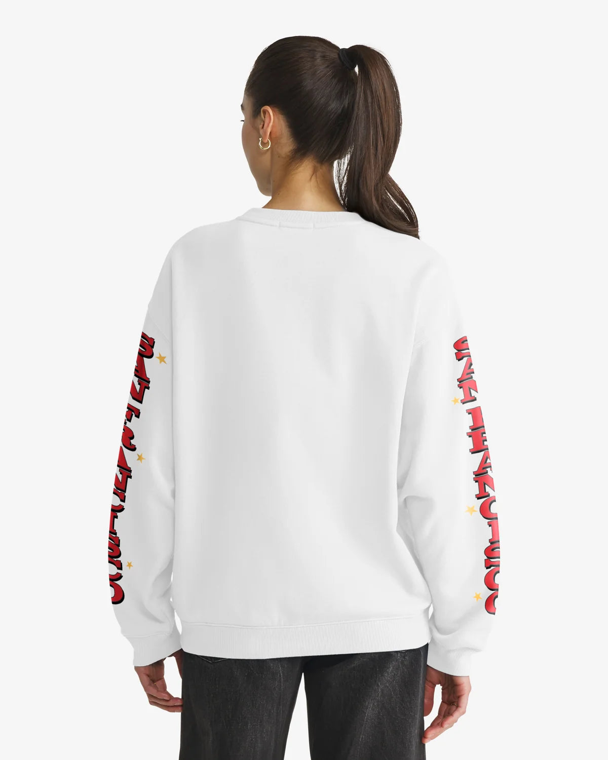 SAN FRANCISCO 49ERS HISTORIC THUNDEROUS '47 WOMEN'S OVERSIZED CREW
