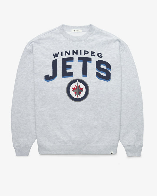 WINNIPEG JETS CAMPUS ARCH CLOUD '47 OVERSIZED CREW WOMENS