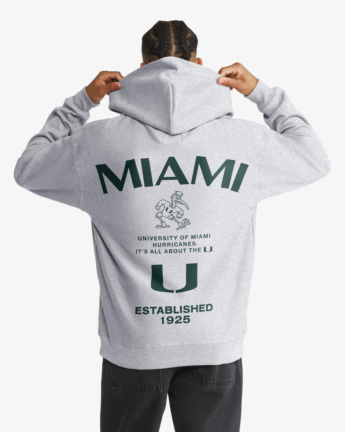 MIAMI HURRICANES CONSTANTINE '47 FOUNDATION HOOD