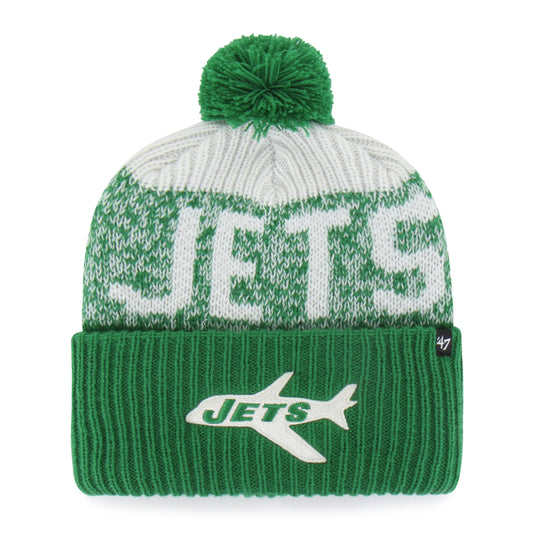 New York Jets Historic Bone Chill '47 Cuff Knit