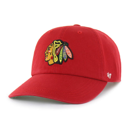 CHICAGO BLACKHAWKS CHAIN SIDE STITCH '47 CLEAN UP LONG VISOR