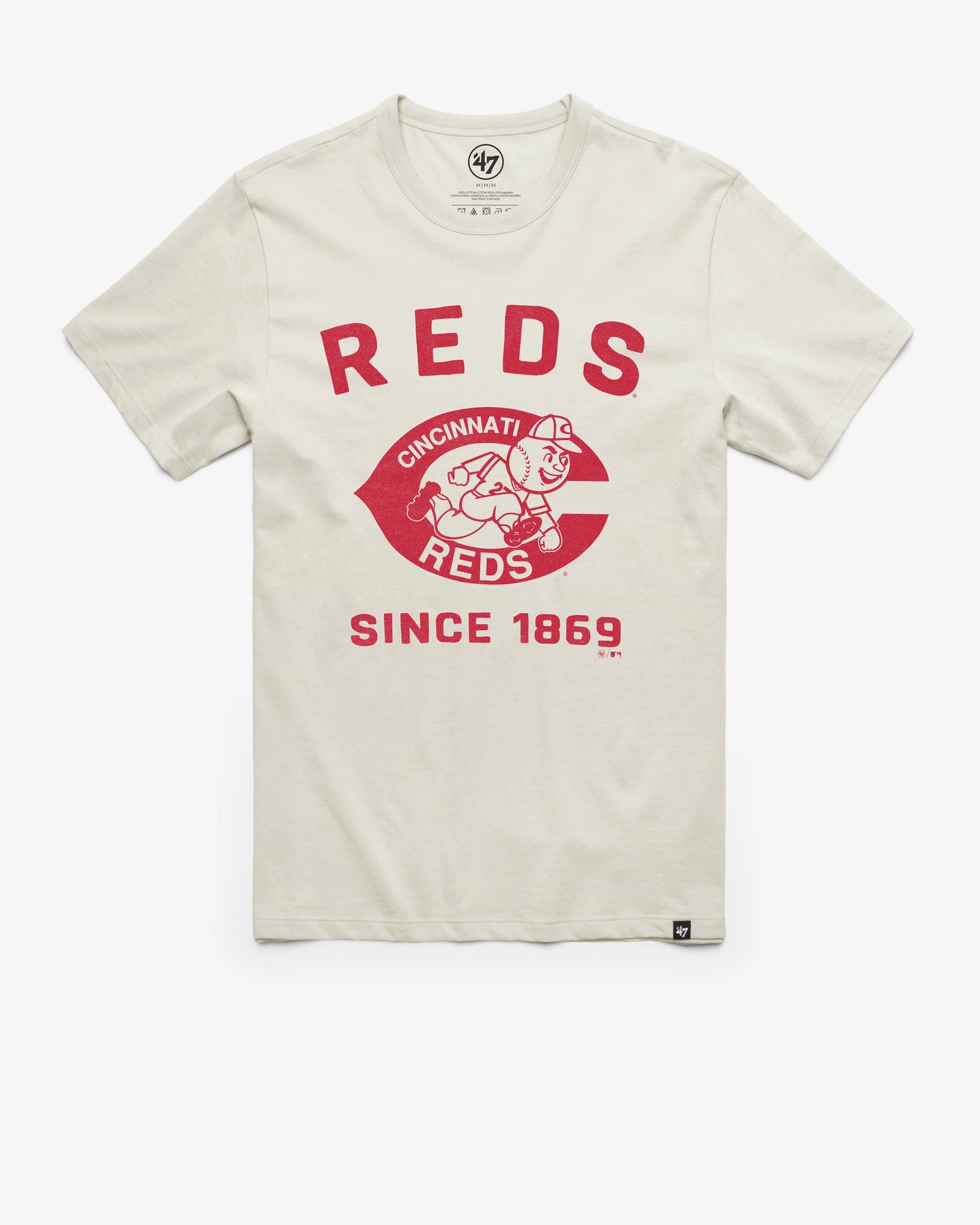 CINCINNATI REDS COOPERSTOWN DUSTER '47 FRANKLIN TEE
