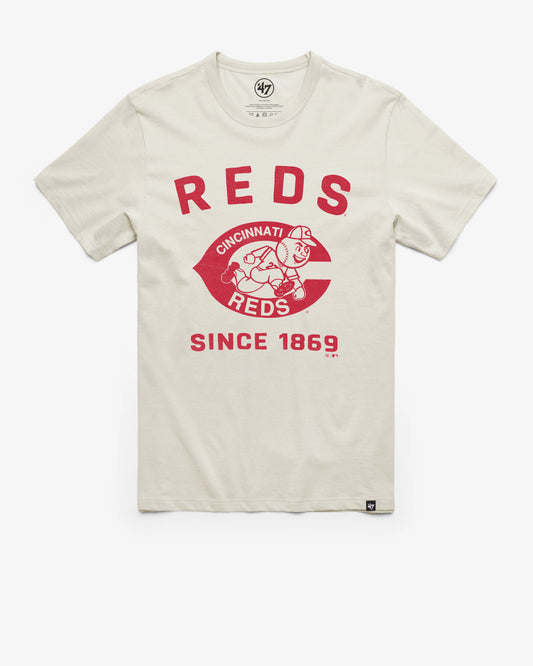 CINCINNATI REDS COOPERSTOWN DUSTER '47 FRANKLIN TEE