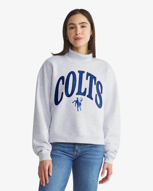 INDIANAPOLIS COLTS HISTORIC VANTAGE '47 WOMEN'S MOCK NECK PULLOVER