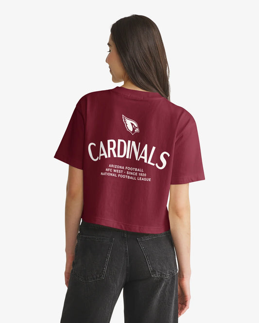 ARIZONA CARDINALS HADRIAN '47 FOUNDATION CROP TEE WOMENS