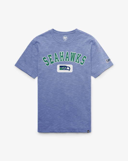 SEATTLE SEAHAWKS HISTORIC SEYMOORE WELL WORN '47 HEAVY SLUB TEE