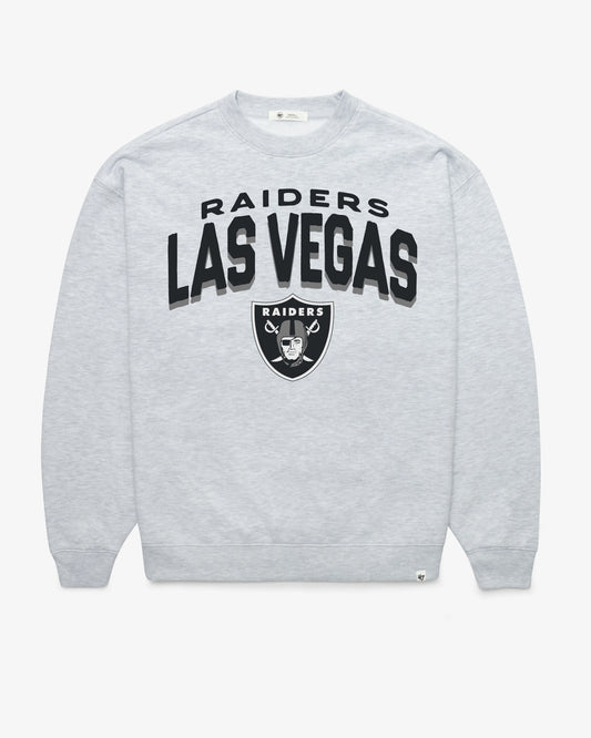 LAS VEGAS RAIDERS CAMPUS ARCH CLOUD '47 OVERSIZED CREW WOMENS