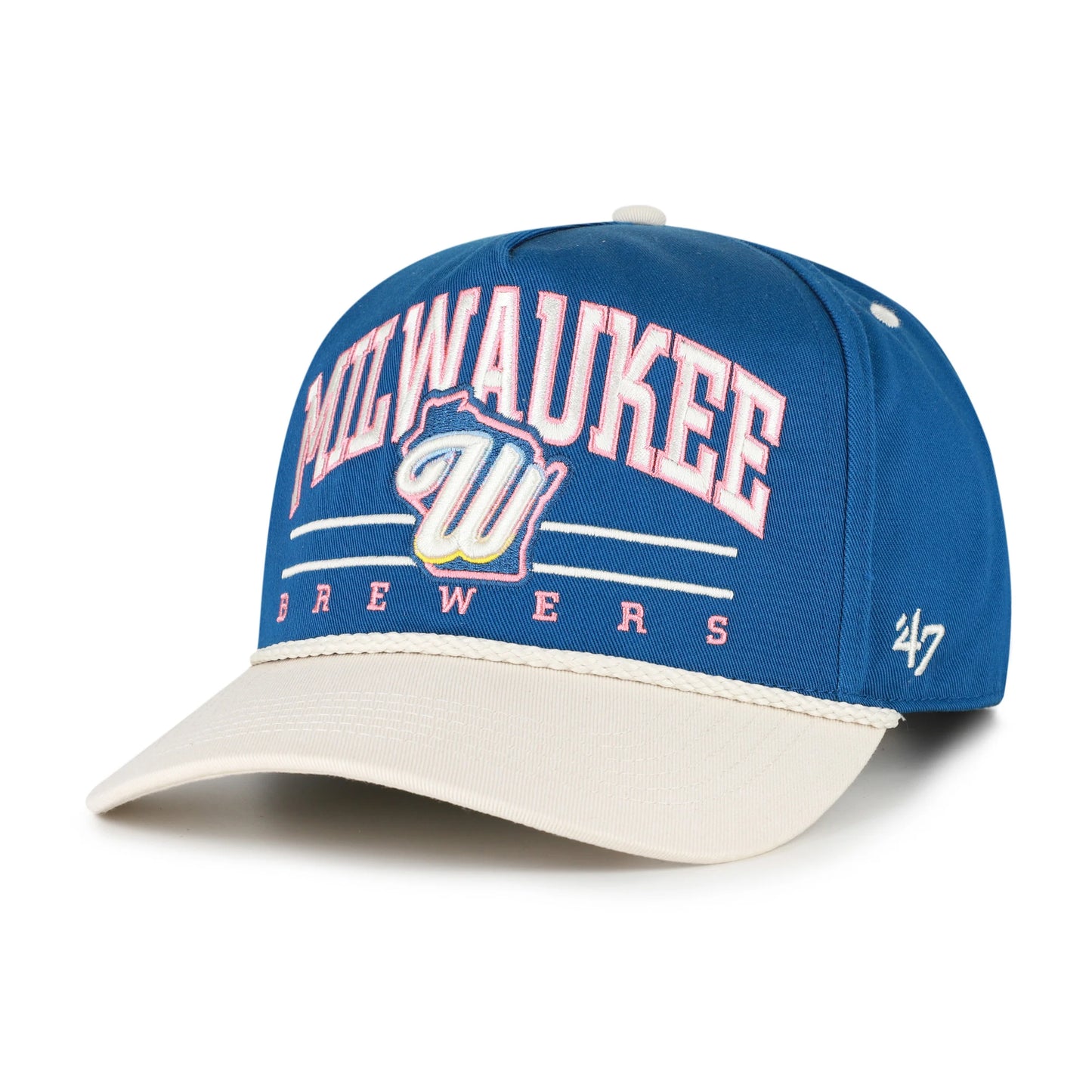MILWAUKEE BREWERS CITY CONNECT ROSCOE ROPE TWO TONE '47 HITCH