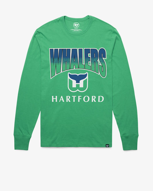 HARTFORD WHALERS VINTAGE SWEEP DOWN '47 FRANKLIN LONG SLEEVE TEE