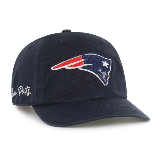 NEW ENGLAND PATRIOTS CHAIN SIDE STITCH '47 CLEAN UP SHORT VISOR