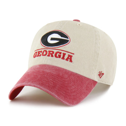 Georgia Bulldogs Logo Line Two Tone '47 Clean Up