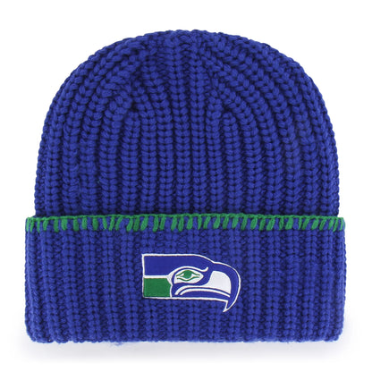 SEATTLE SEAHAWKS HISTORIC BLANKET STITCH '47 WOMEN'S CUFF KNIT