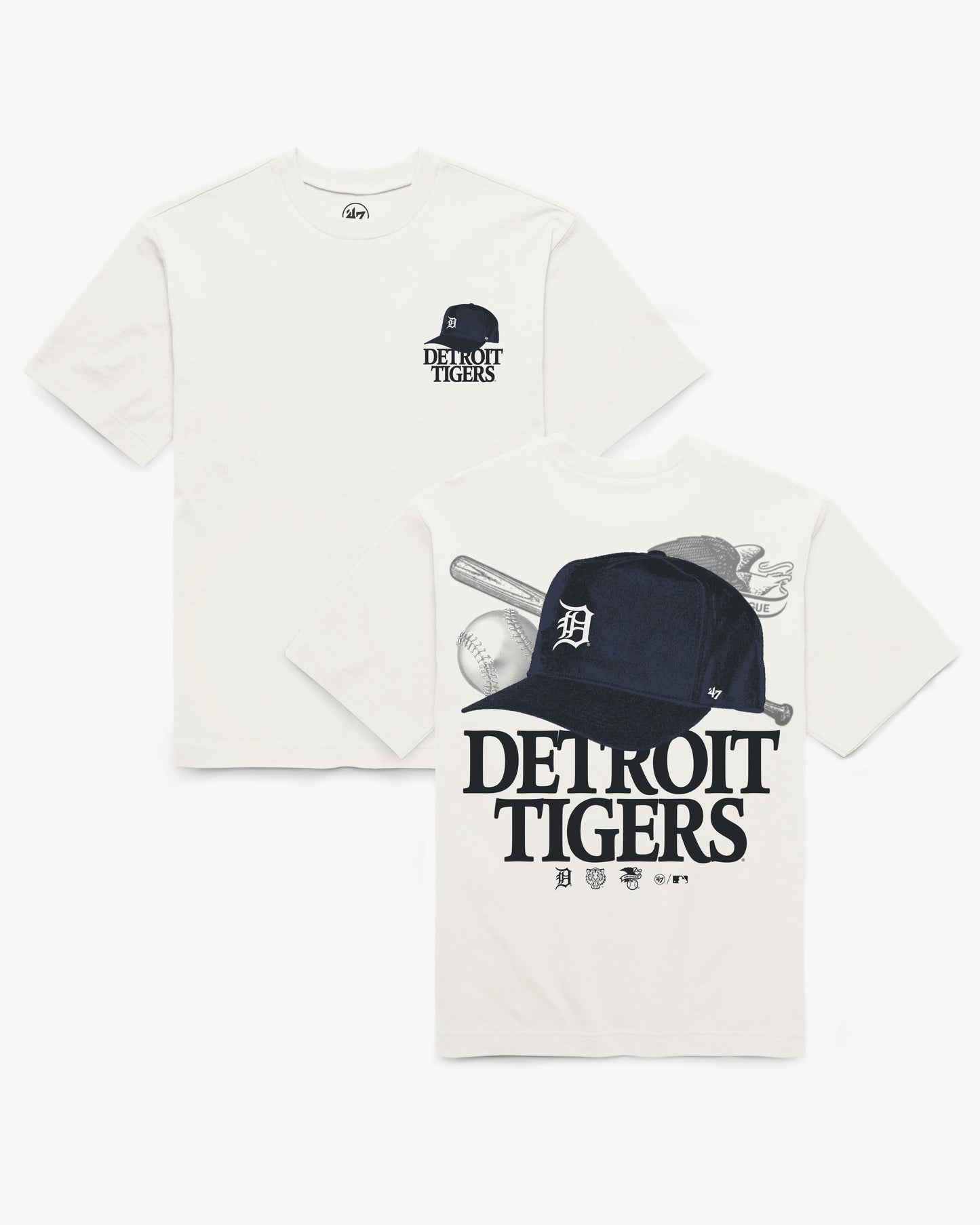 DETROIT TIGERS IN THE PAPER '47 FOUNDATION TEE