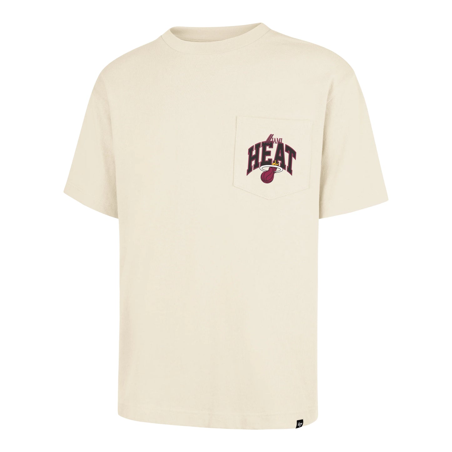 MIAMI HEAT BACK DOOR POCKET '47 FOUNDATION TEE